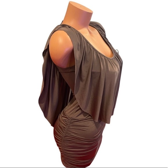 Olive Bebe Mini Ruched Dress - Picture 2 of 6